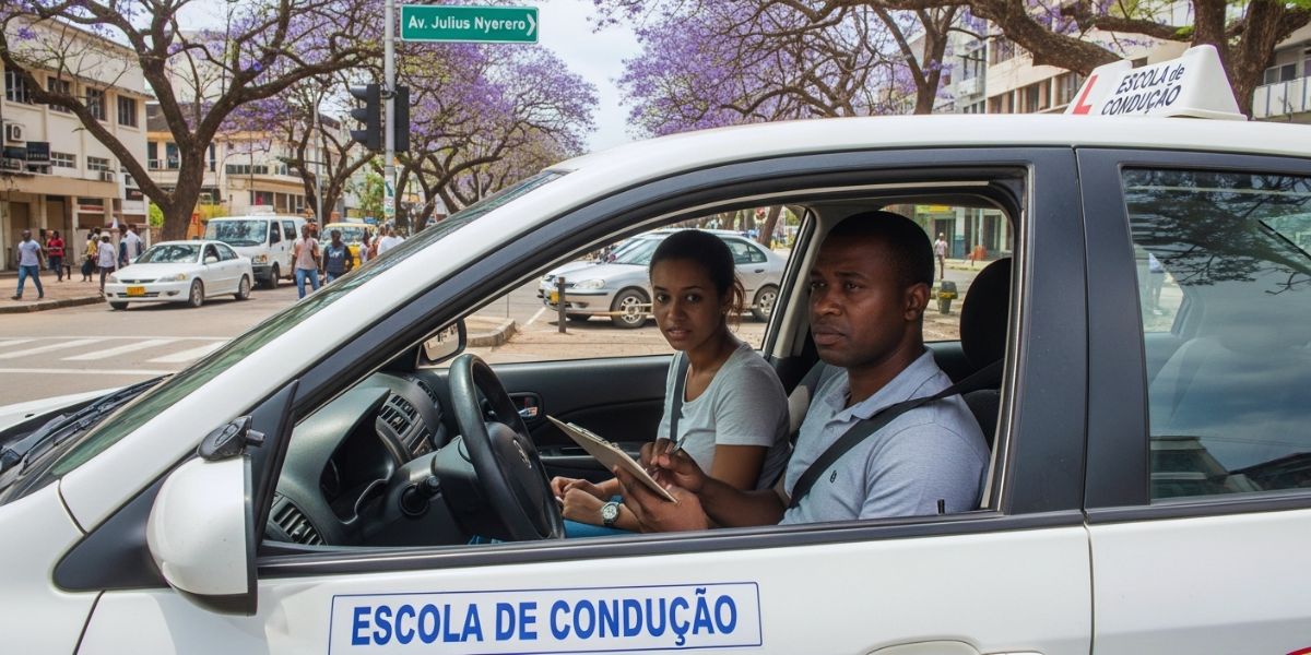 Os Erros Mais Comuns Que Fazem Reprovar no Exame de Condução em Moçambique